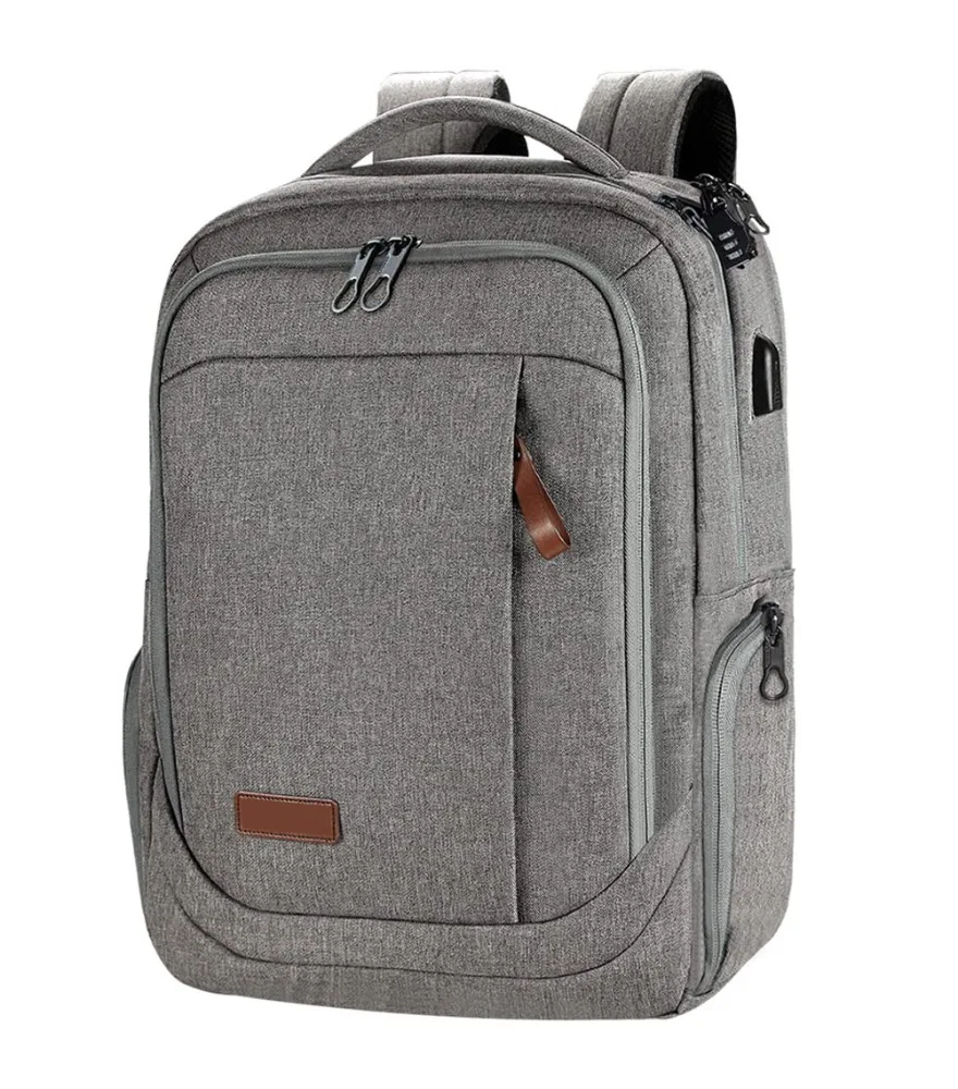 Backpack Student school bag Large capacity travel bag Men and women with USB laptop bag