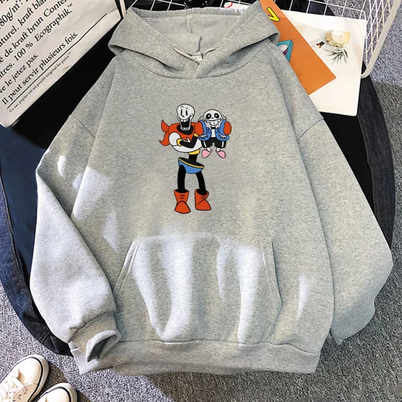 Sans Papyrus Hoodie Undertale met Capuchon Eenvoud Sweatshirt Lange mouwen Kleding Sudaderas Mannen/vrouwen Winter Zachte Truien
