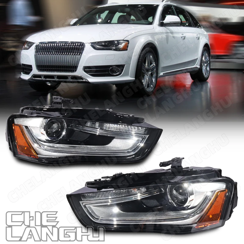 

HID Headlight For Audi A4 Allroad 2013 2014 2015 2016 Front Headlamp Turn Signal Light DRL Without AFS Car Accessories AU2519105