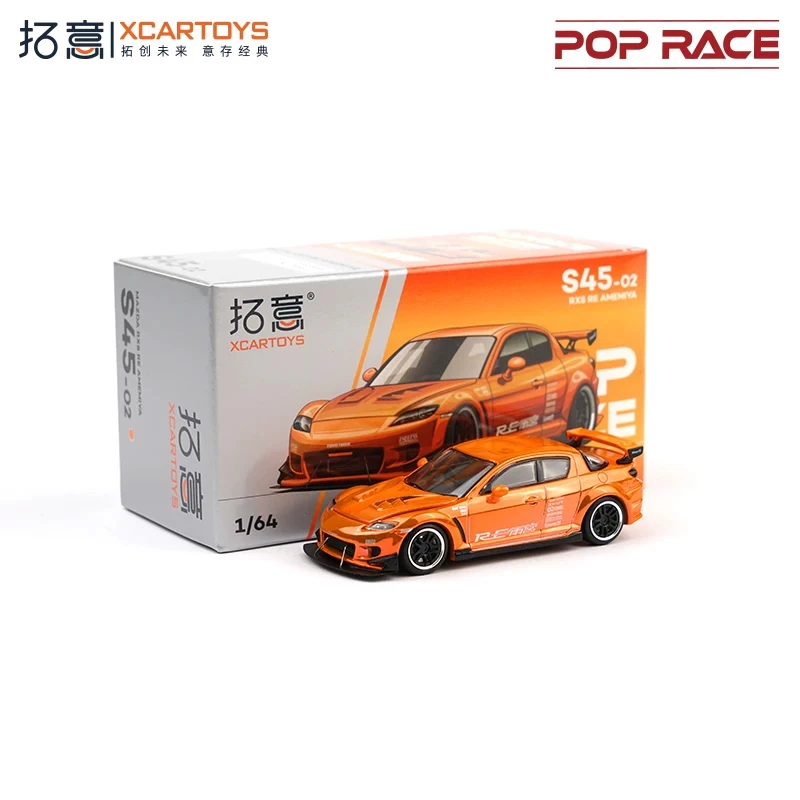 Xcartoys x Pop Race 1:64 RX8 / GT300 SUPRA TOP SECRET / RX7 FC3S Diecast Model Car