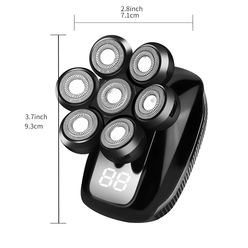 Popular Quality New Design Waterproof 7 in 1 Washable Rechargeable Electric  Shaver razor Shaving