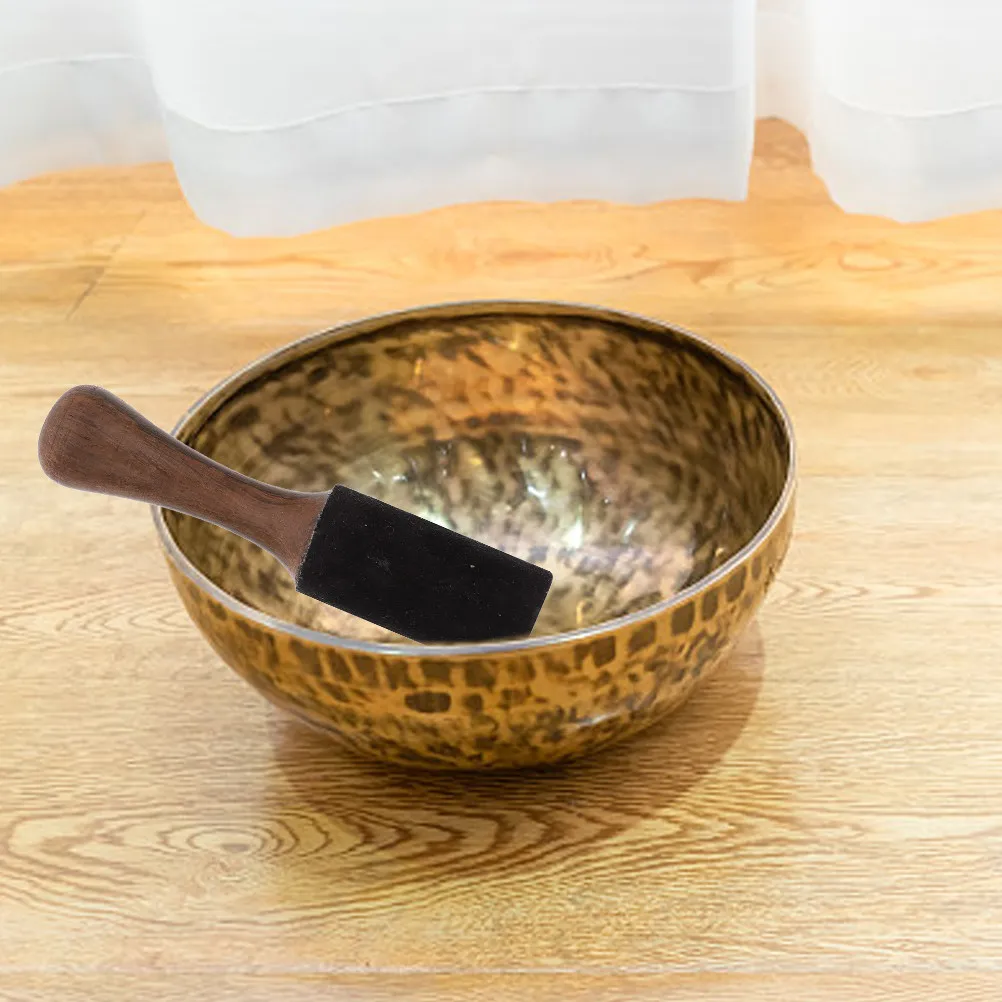 

2 шт. деревянных молоточков для поющих чаш, тибетских звуковых чаш Будды, аксессуар для медитации, деревянные палочки для поющих чаш