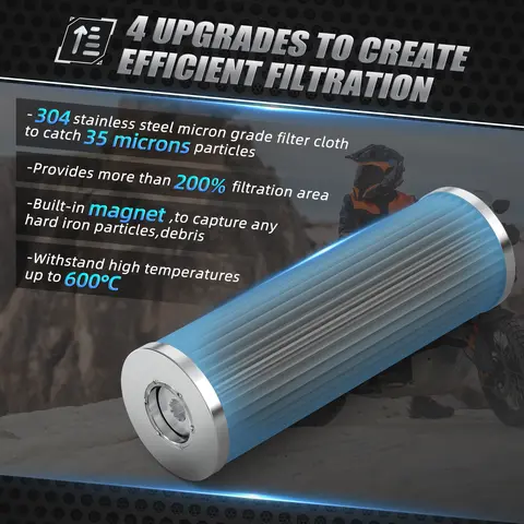 For 2003-2023 KTM 790 890 Adventure Magnetic Oil Filter 950 990 1090 1190 1290 Adventure/Duke/Supermoto 2003-2023 Husqvarna 901