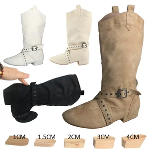 Damenstiefel mit individuellen Absätzen und Farblinien, 28 Farben, Beige, lange Tanzstiefel, flexible Wildledersohle 12 Hauptverkaufssprung tanzen - №6