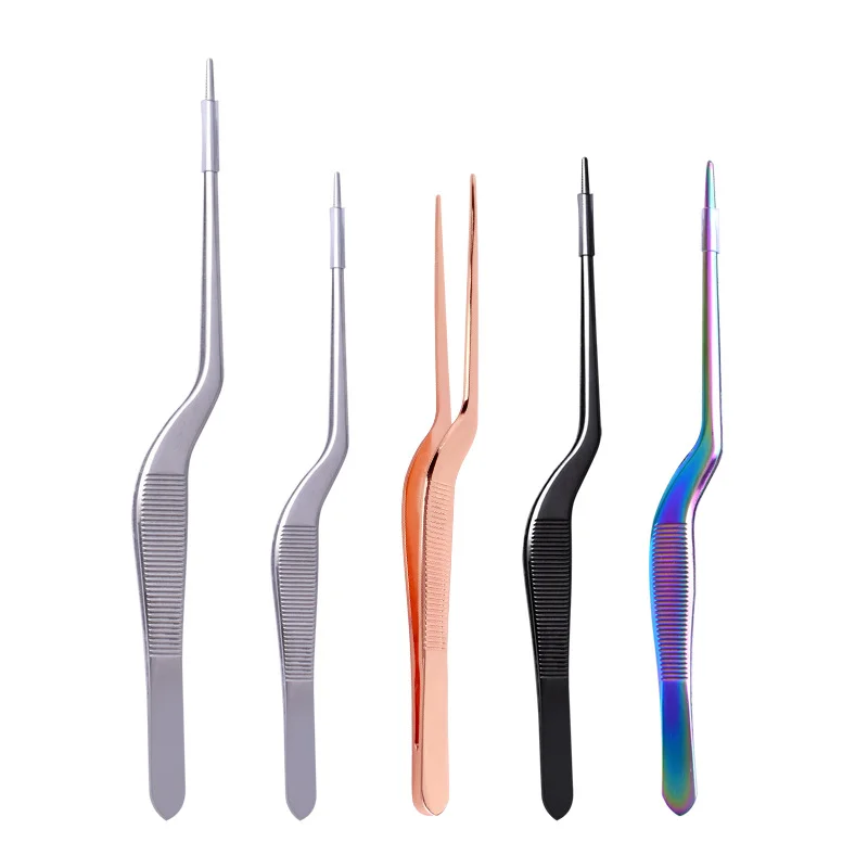 Stainless Steel Medical Tweezers Professional Ear Cleaner Care Ear-Pick Tools Ear Digging Cleaning Tool Earwax Tweezers Ear Pick