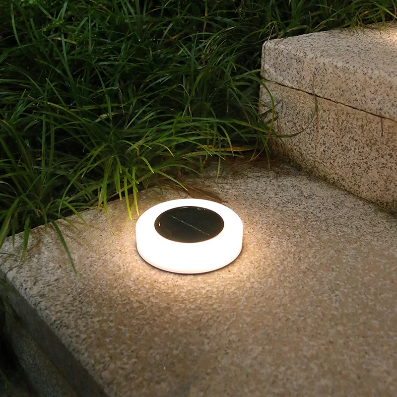 Hot Sale Rechargeable Battery Led OUTDOOR ROUND Lighting Solar Wall Lamp Outdoor Led Black Wall Lighting for Garden