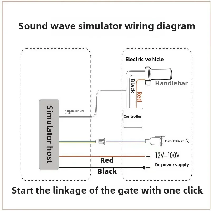 Electric Car Kart Emulator Imitation Sports Car Engine Sound Wave Device, Electric Car Engine Simulation Simulator