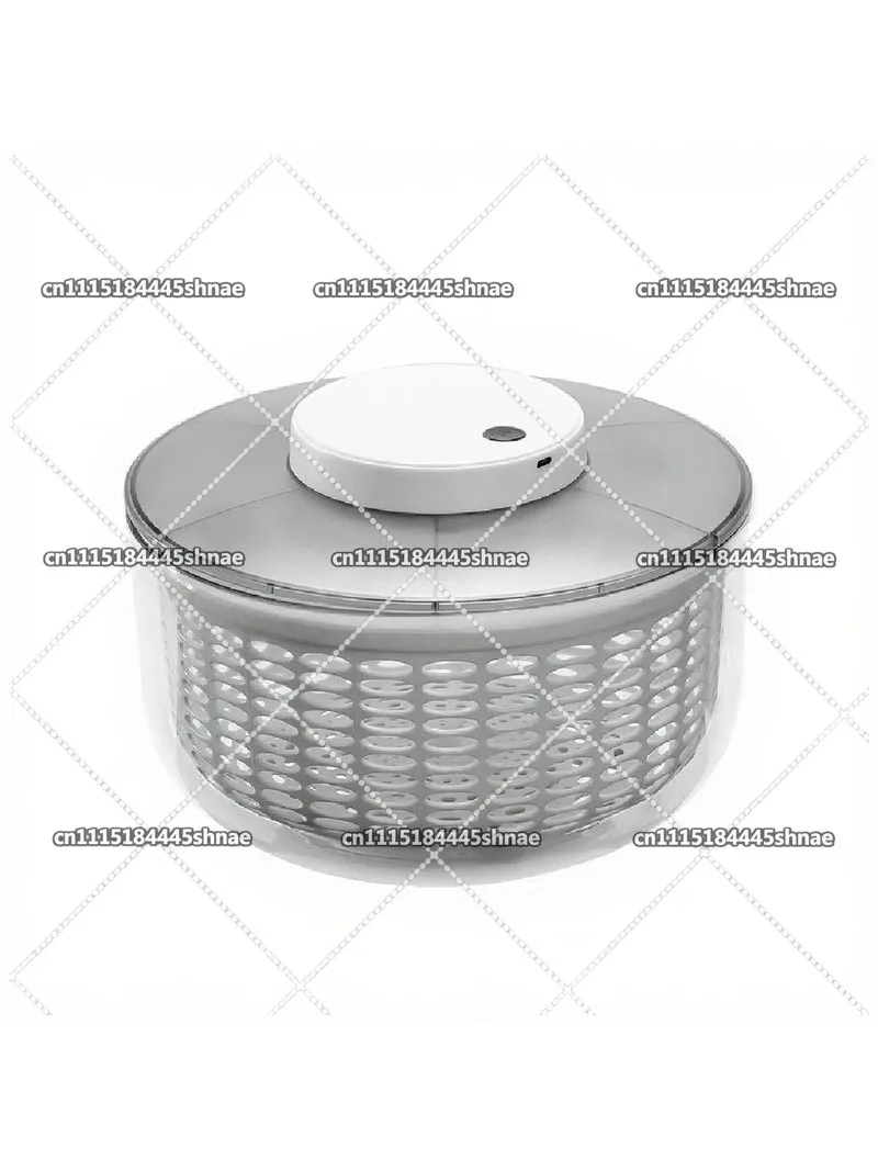 Electric vegetable dehydrator, fruit drain basket, dryer, household vegetable wash basin, salad dehydrator, throw basin