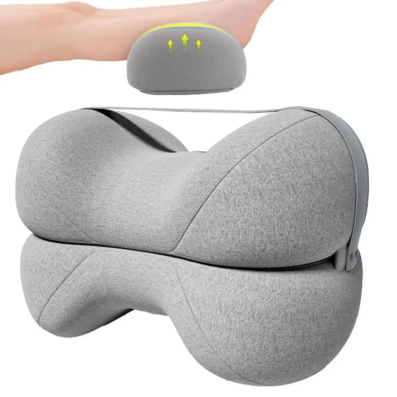 

Memory Foam Knee Pillow Leg Pillows For Sleeping Zipper Closure Ergonomic Between Knee Pillow Washable Cover Leg Positioner For