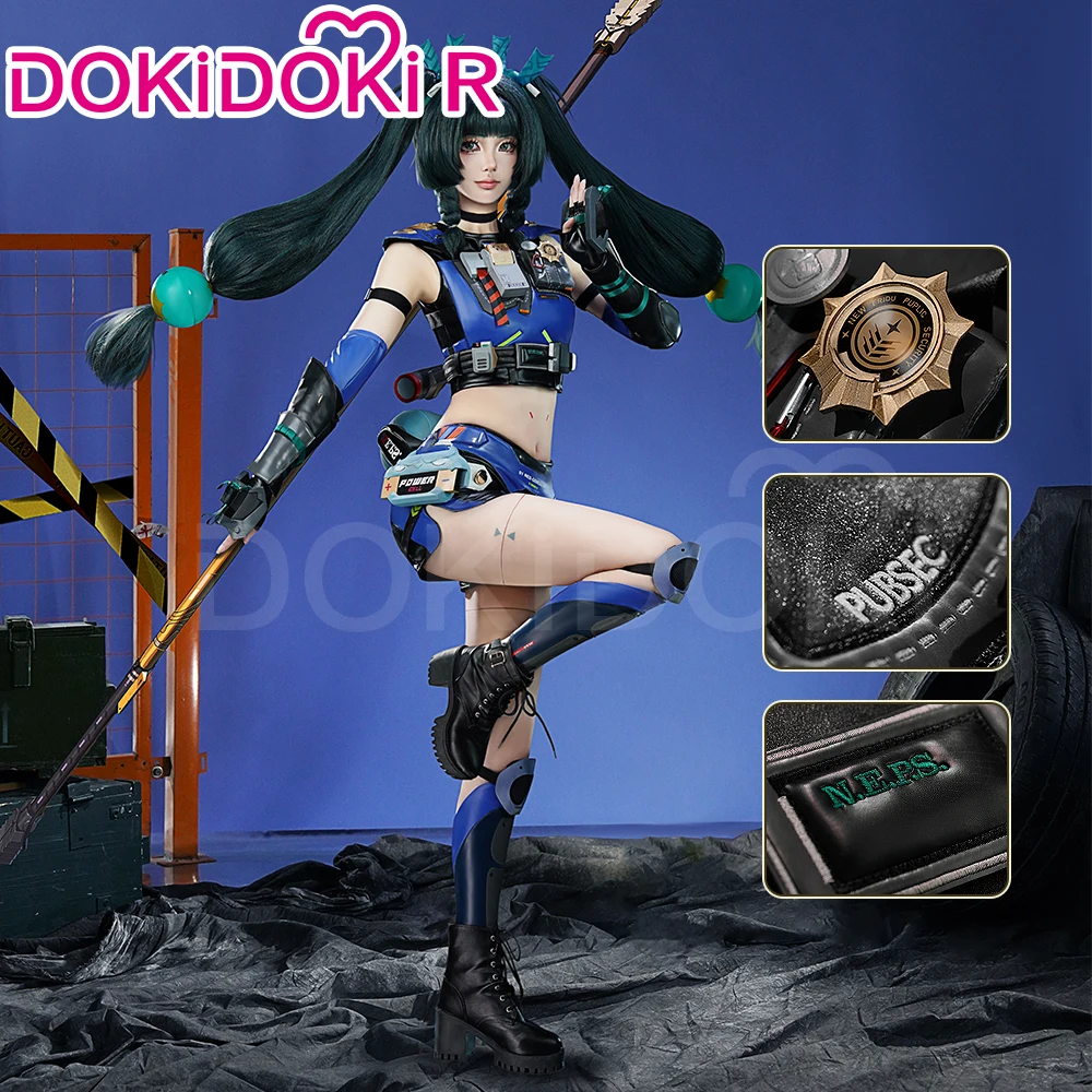 Qingyi Cosplay Costume Game Zenless Zone Zero Cosplay DokiDoki-R Criminal Investigation Team Qingyi Costume Cosplay Halloween