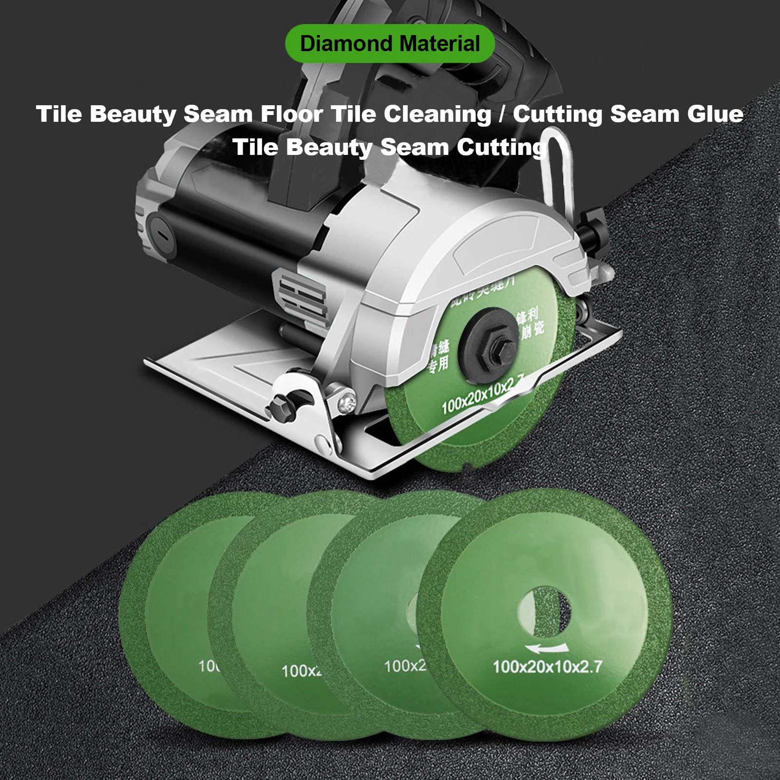 Glass Cutting Disc Diamond Marble Saw Blade Ceramic Tile Jade Polishing Cutting Blade Sharp Brazing Grinding Disc 100/60/80mm