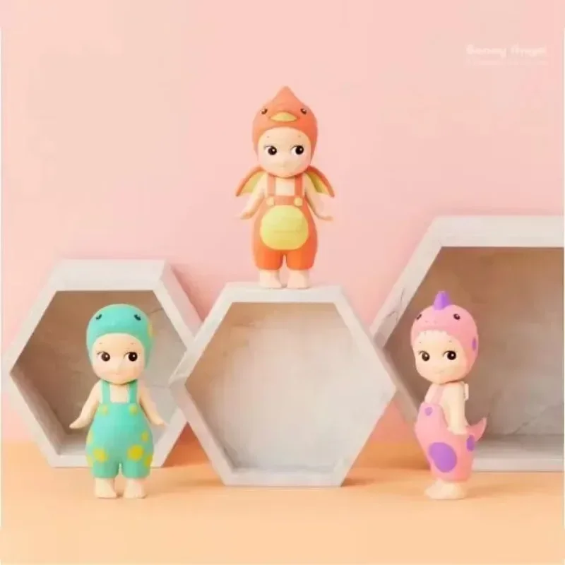 MINISO Sonny Angel Dinosaurier-Serie Blindbox, handgefertigte Modepuppe, handgefertigte Tischdekoration, Geburtstagsspielzeug, Geschenk