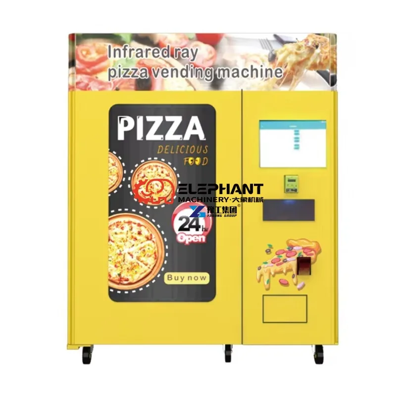 2026 New Developed Half-automatic Pizza Vending Machine PA-C6 with CE Certification Popular in European Countries