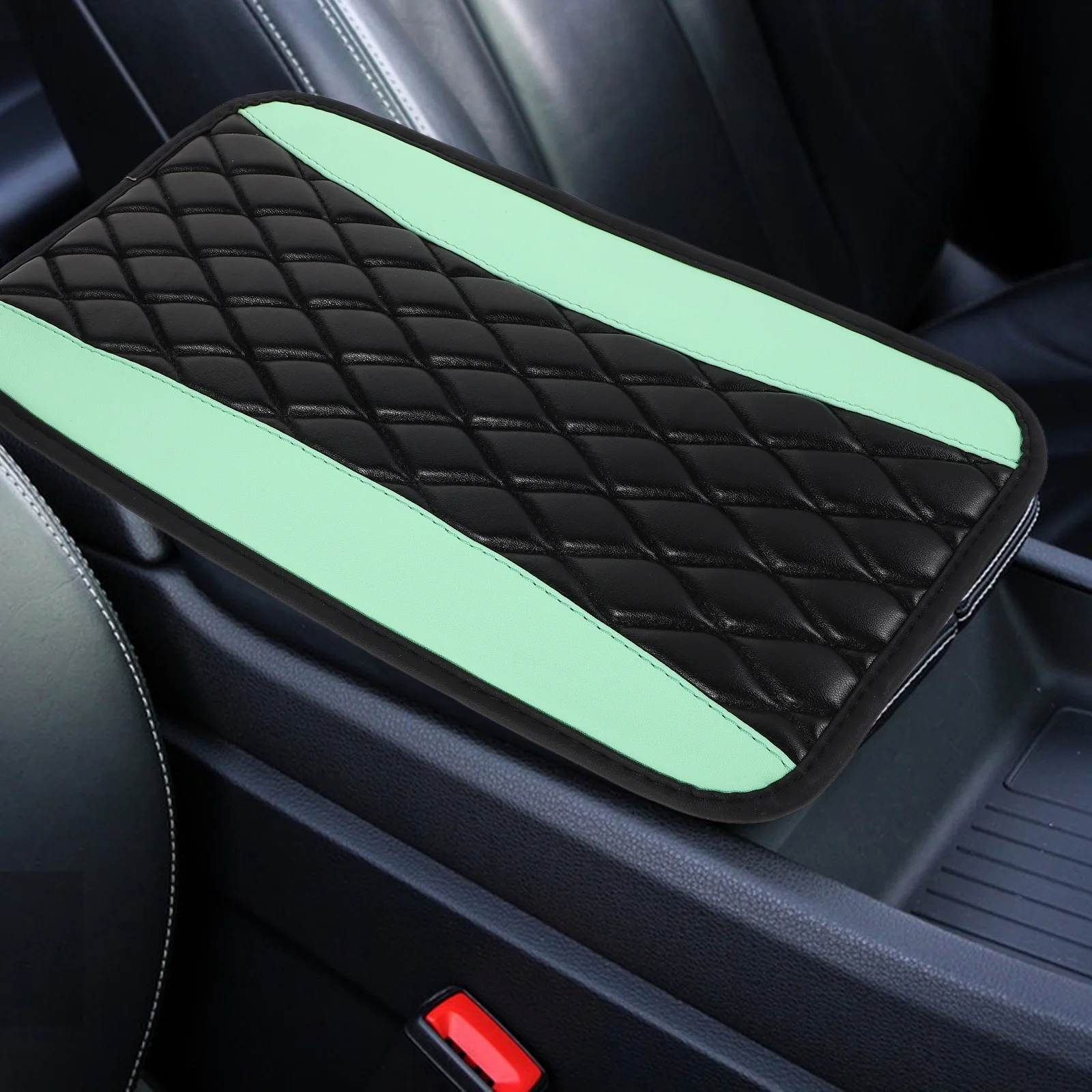

Console Car Armrest Box Mat Men and Women Pu Automotive Central Control Pads