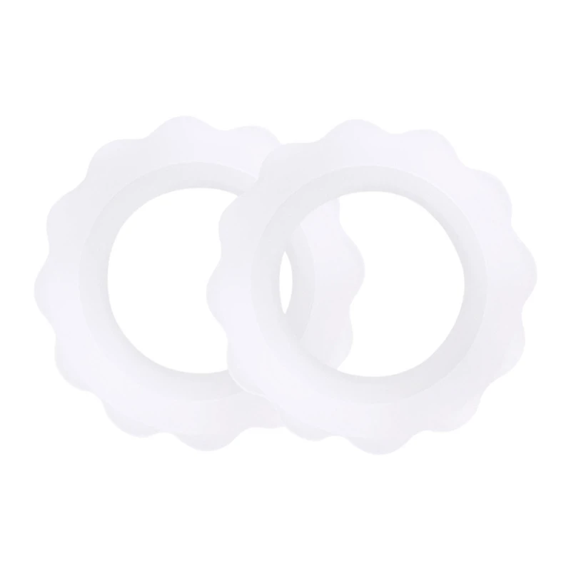 Active Mom Nipple Protectors Silicone Rings for Silver Nursing Cups Comfortable Protections Rings for Breastfeeding A2UB