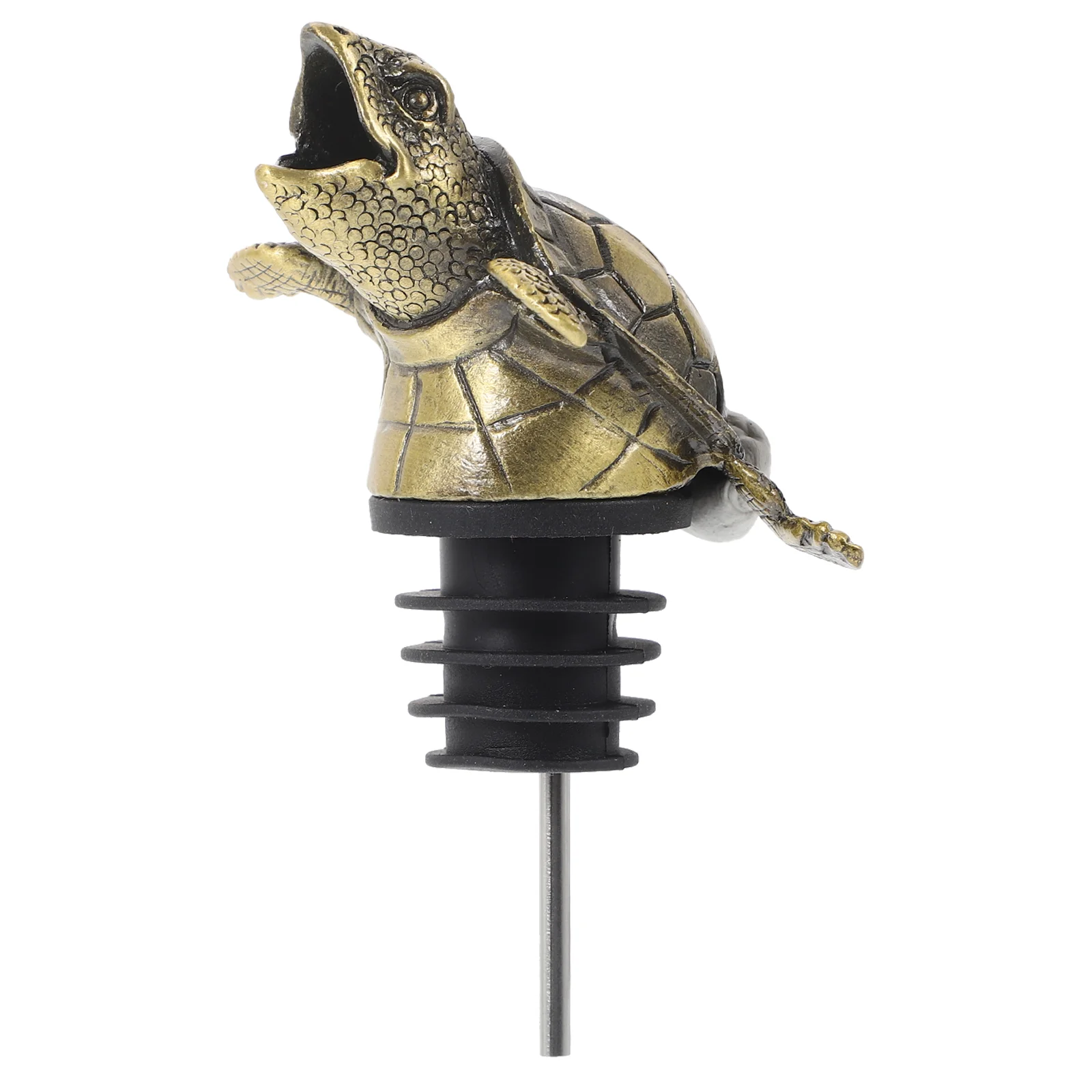 

Bronze Color Danimals Olive Oil Pourer Spouts for Bottles Cocktail Decorative Metal Pourers Zinc Alloy Bar