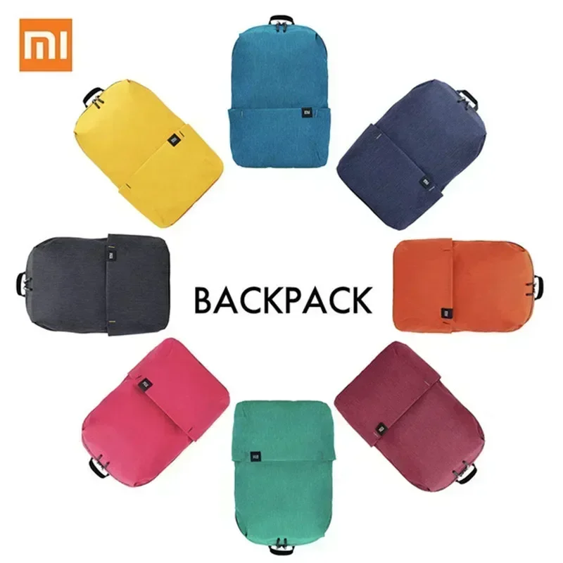 In Stock 10 Colors Xiaomi Mi Backpack 10L Bag 165g Urban Leisure Sports Chest Pack Bags Small Size Shoulder Unise Mi bags