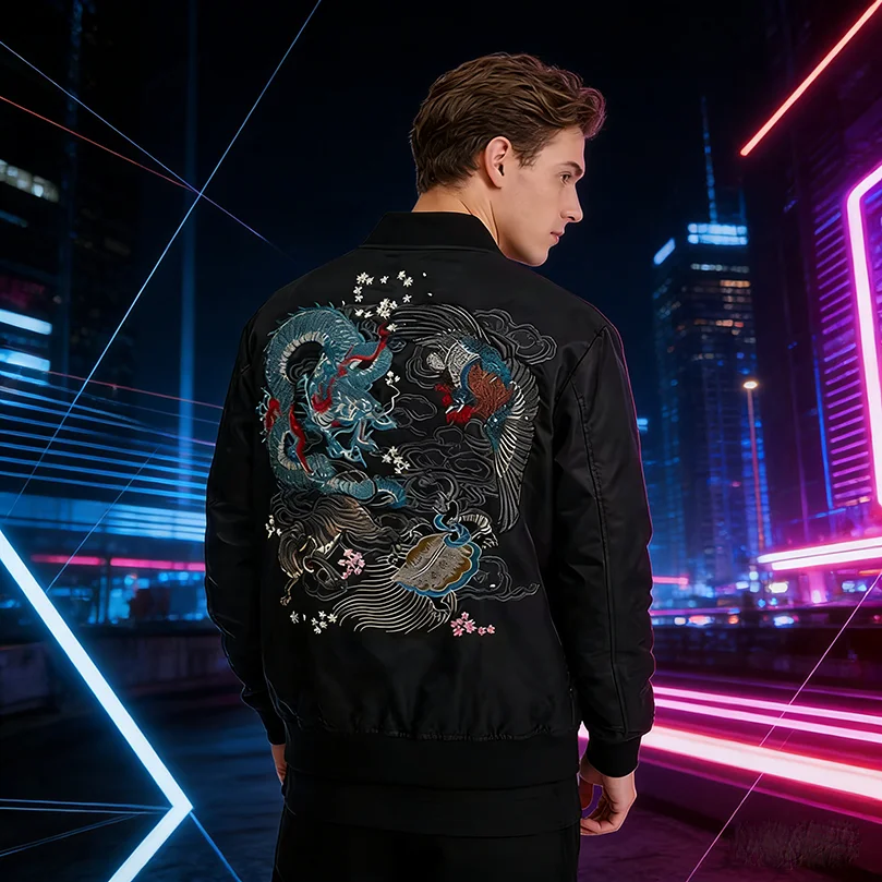 Embroidery Bomber J… - image
