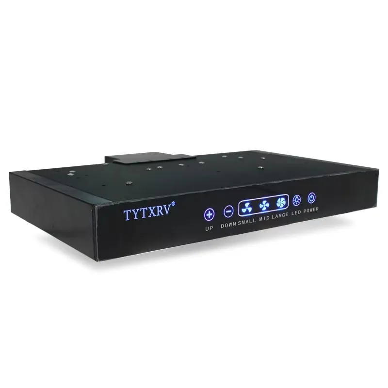 Accessories 12V Car RV Kitchen Range Hood with Touchable Screen & Double LED Light for RV Camper Yacht Kitchen