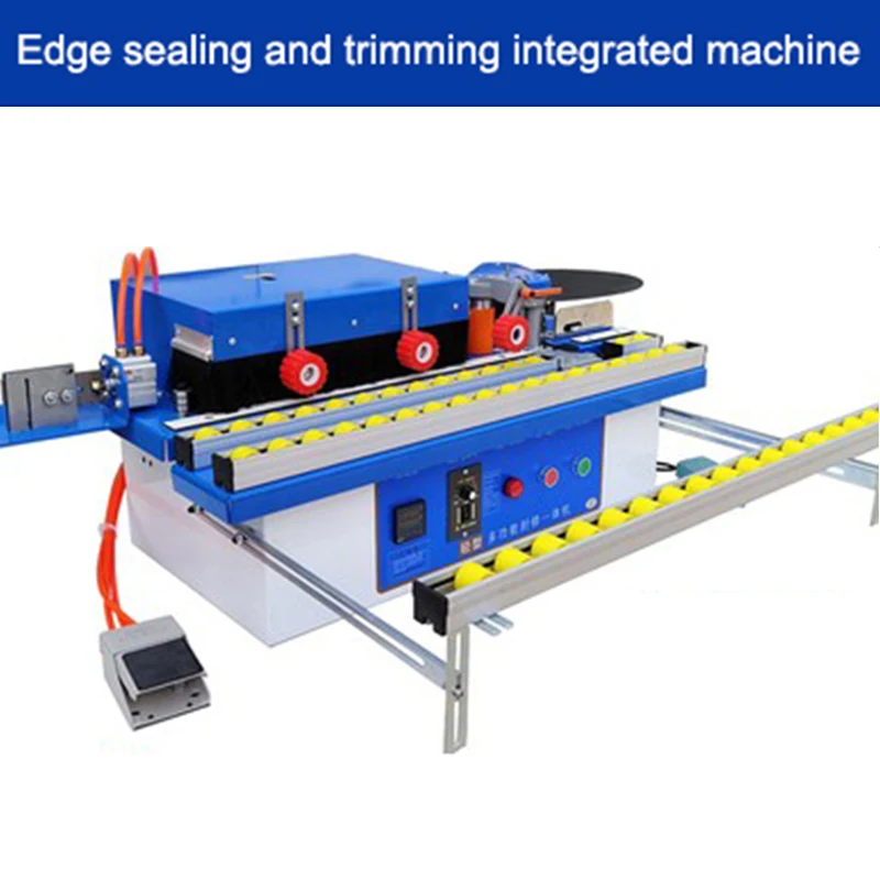 Small and Multifunctional Version Woodworking Double Side Gluing  High-speed Edge Banding Machine