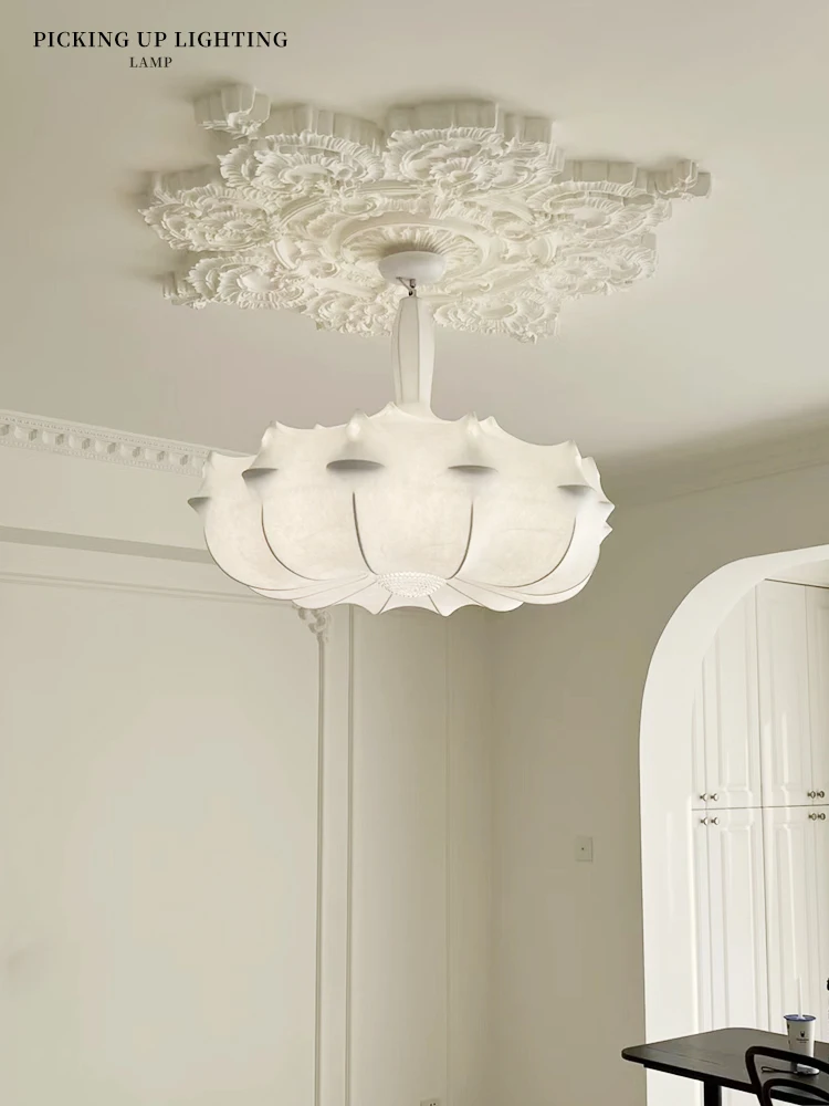 

Light French Zeppelin living room Silk chandelier Italian designer retro master bedroom light