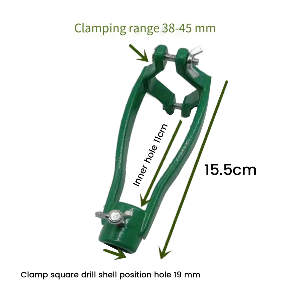 Square Hole Drill Bit Adapter Fixing Bracket for Drill Machine Accessory Bench Drill or Hand Drill