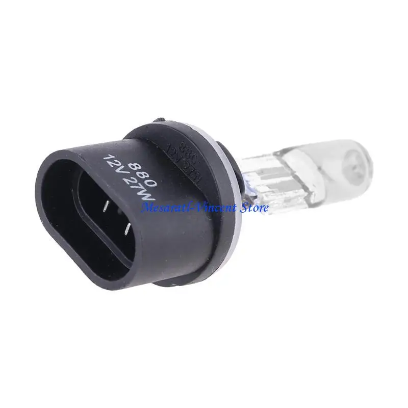 A70F Vehicle Headlight Fog Light Assembly Bulbs Bright 880/881 12V 27W Halogen Bulb Automotive Interior Light Bulb