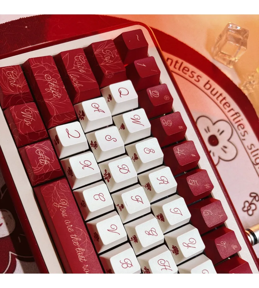Rose Coast thickened 1.7-1.8MM material original factory height keycaps