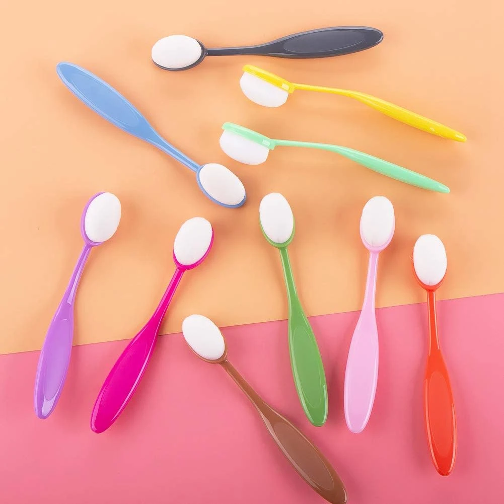 

New 12Pcs Colored Ink Blending Brushes, Crafting Ink Background Blender for Blender Paper Stencil, Painting, Drawing