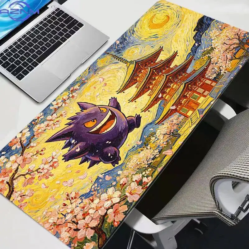 Mouse Pad Gamer Notebook Games Pad XXL Keyboard Pad Large Mousepad Mouse Mat Gaming Cute beautiful G-Gengar Desk Mat Rug