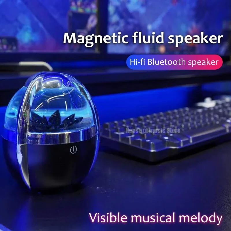 

Magnetic Fluid Bluetooth Audio SOULBEAT High-end Venom Magnetic Fluid Hi-Fi Sound Quality Home Desktop Music Rhythmic Speakers