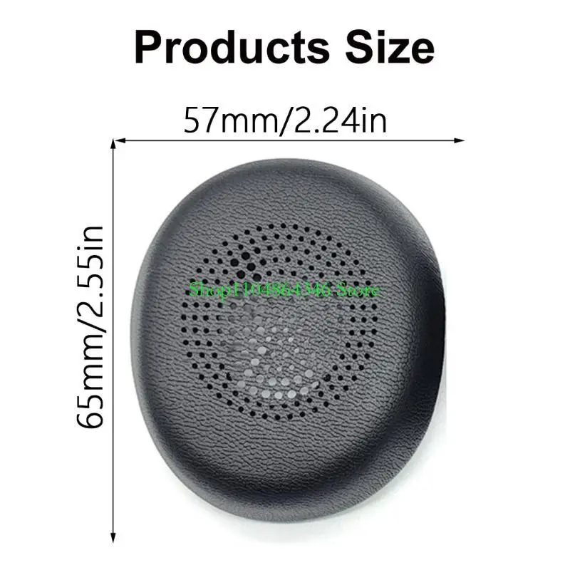 Coperchio auricolare auricolari sostituzione 5ASD per evolve2 cuscini da cuffia da 30 ms