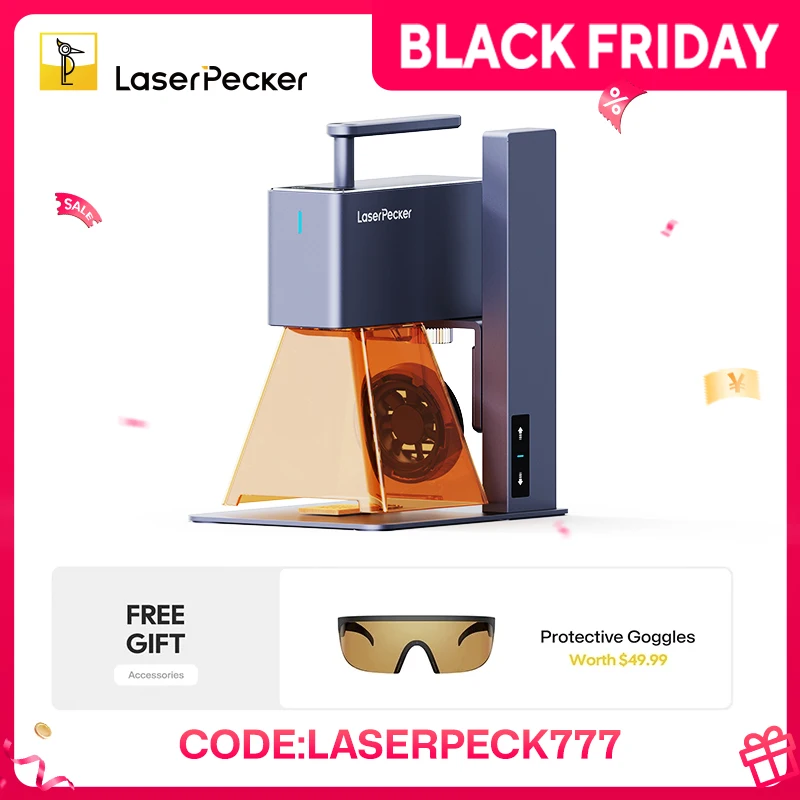 

LaserPecker лазерный гравер 2k 450 нм портативный лазерный гравировальный станок для резки бумаги дерево бамбук кожа цветное стекло LP2