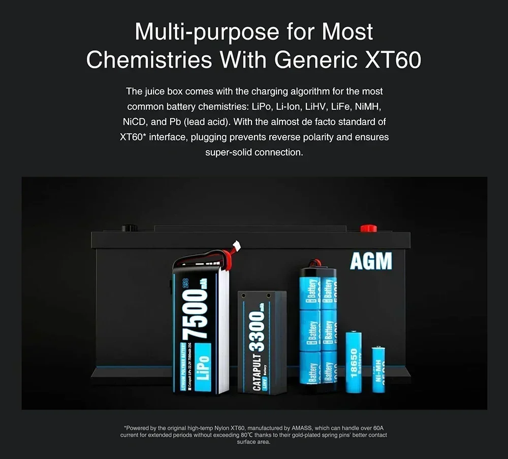 SKYRC T200 AC/DC Dual-Channel Lipo Balance-Ladegerät & Entlader mit LCD-Display für RC-Auto, Drohnen-Batteriezubehör – Detail 5
