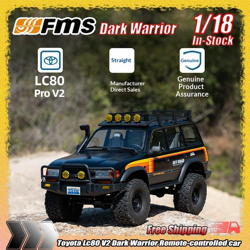 

Новинка в наличии: Радиоуправляемая внедорожная модель FMS FCX Toyota LC80 V2 Land Cruiser LC80 (бесщеточная версия) 1:10 для детей, игрушка-подарок