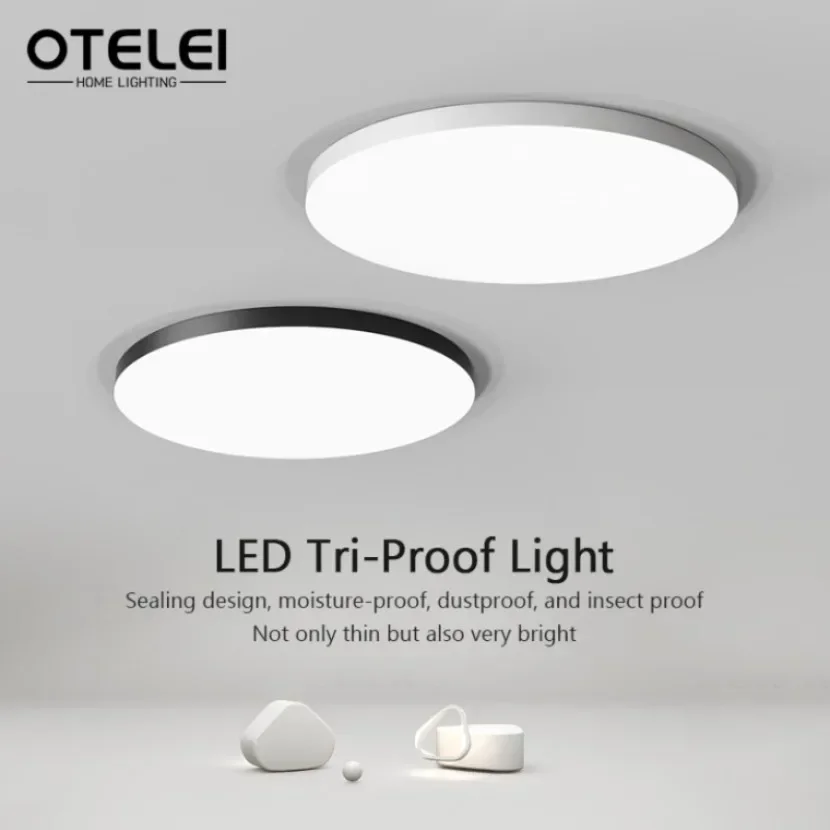

LED Ceiling Light 220V Waterproof Dustproof Three Proof Light Bedroom Bathroom Dining Room Kitchen Indoor Lighting Fixtures