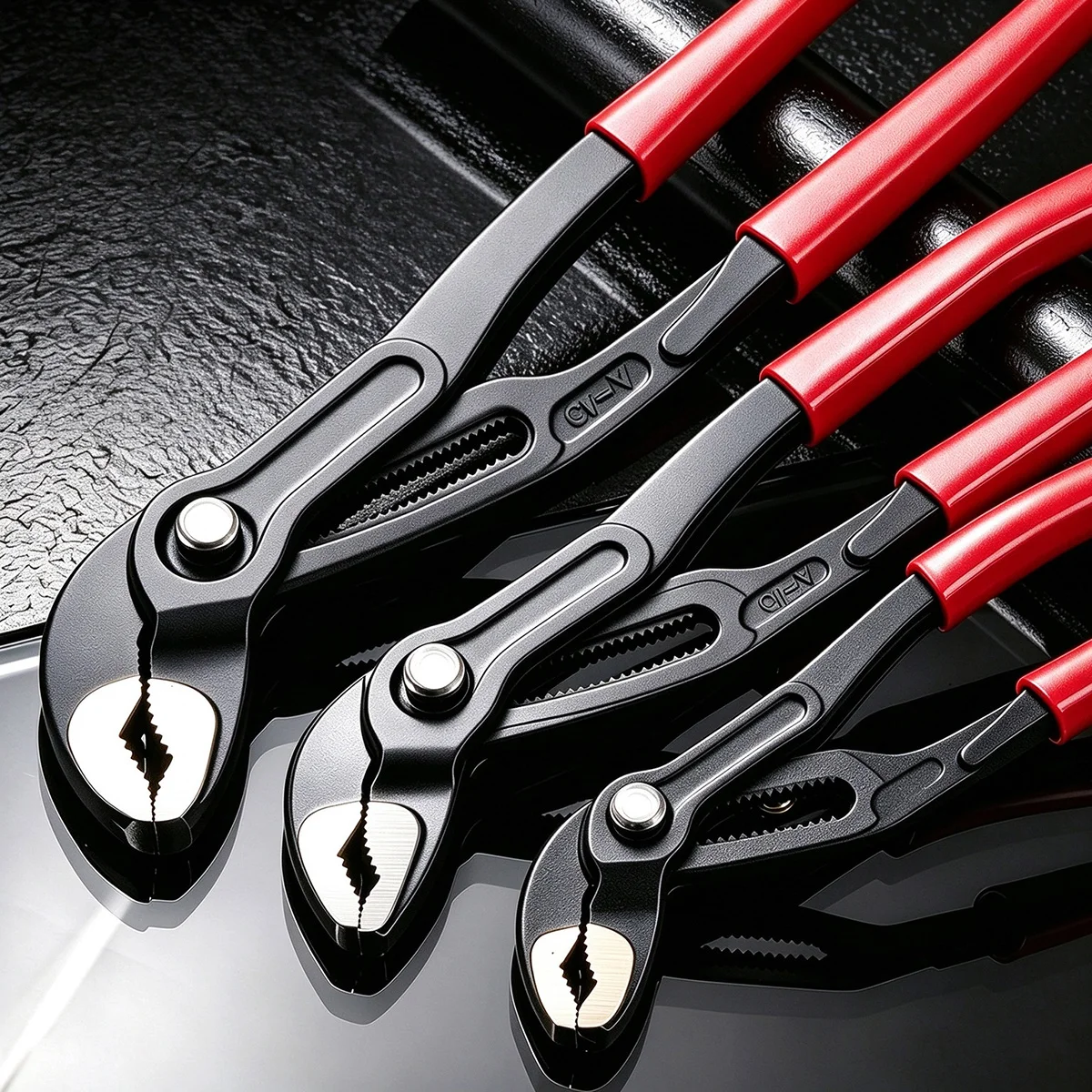 Universal Quick Adjust Water Pump Pliers 7/10/12in Wide Jaw Adjustable Plumbing Pipe Pliers Multifunctional Home Motorcycle Tool