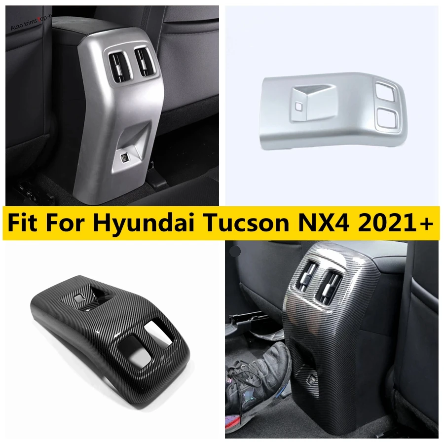 

Armrest Box Rear Air Conditioning Vent AC Outlet Decoration Frame Cover Trim Fit For Hyundai Tucson NX4 2021 - 2023 Accessories