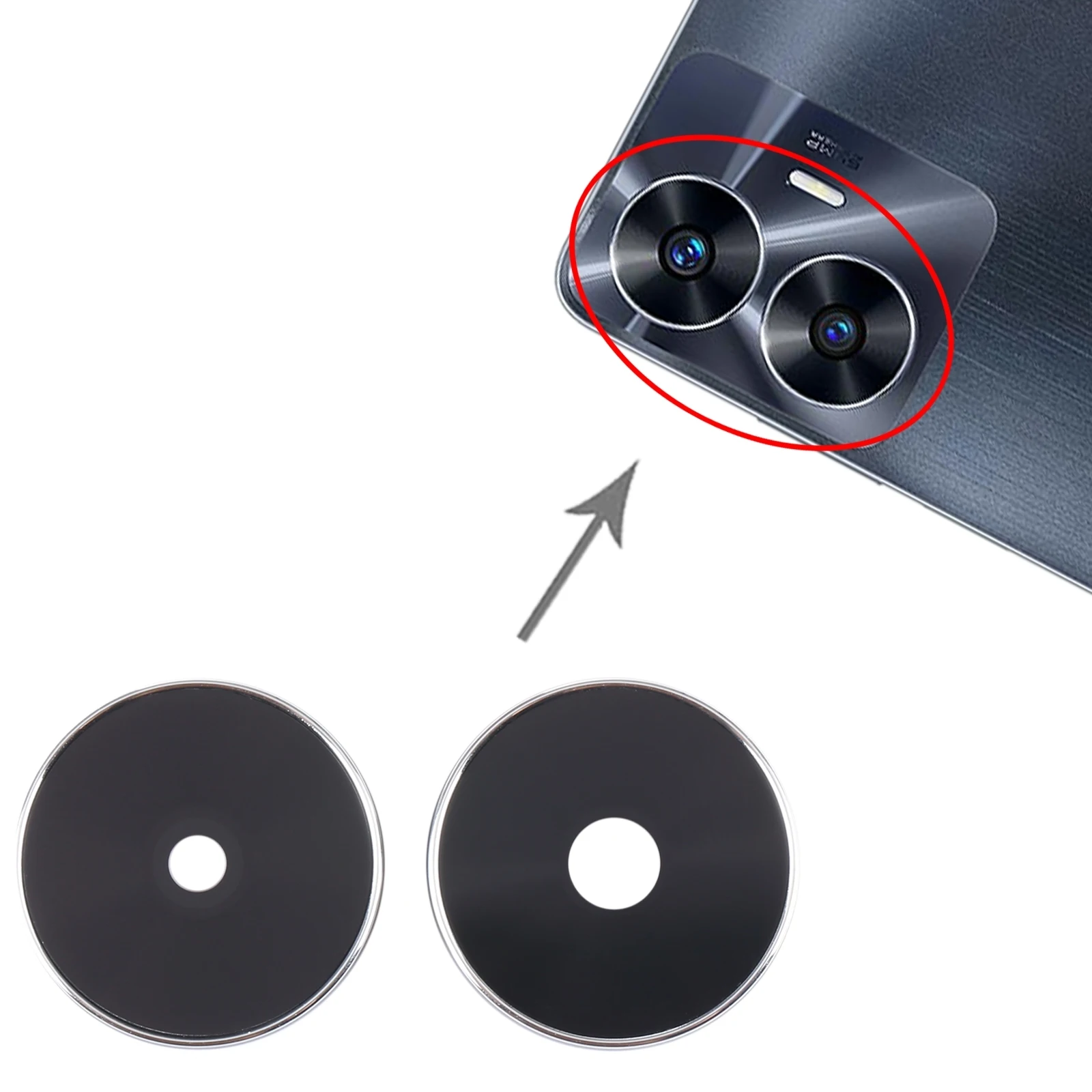 For Realme C55 Camera Lens Cover