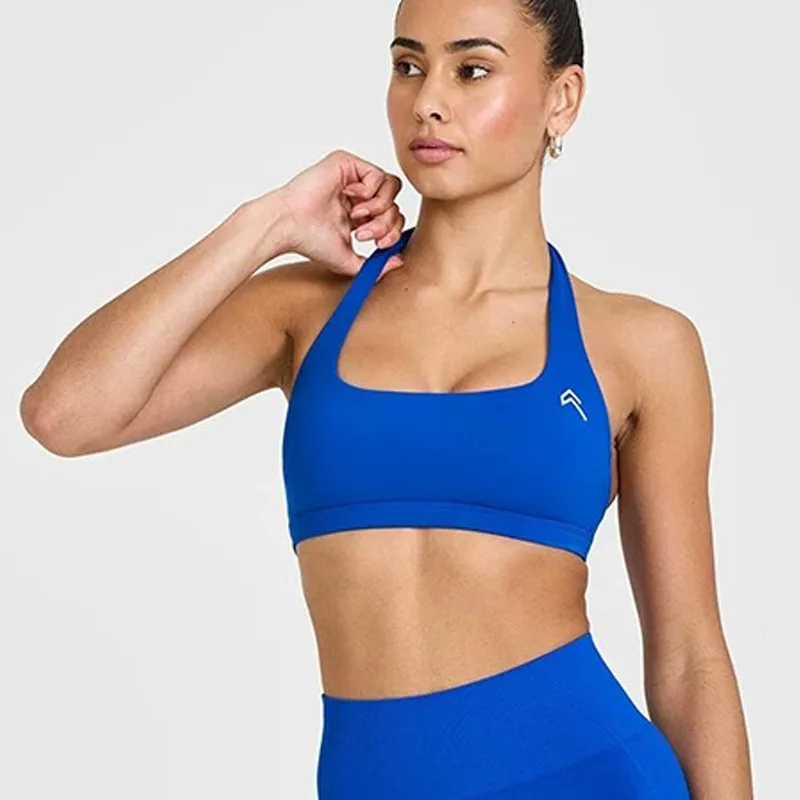 

Ooner Thick Neck Type New Sports with Chest Pad Yoga Fitness Training Women's Medium and High Intensity Slim and Thin Back Bra