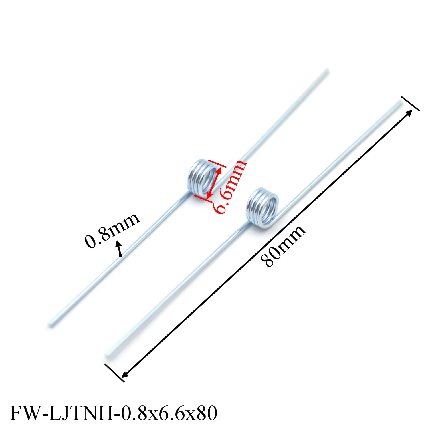 Storage Bucket V Type Torsion Spring Garbage 180 Degree Wire 0.8mm Galvanized Steel  Small Torsion Spring