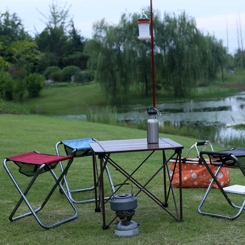 

Портативный складной стул, сверхмощный компактный стул для кемпинга, сиденье для походов на открытом воздухе, складное сиденье из алюминиевого сплава для рыбалки