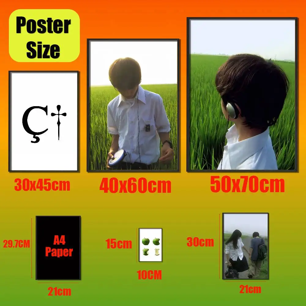 For All About Lily Chou Chou Poster Cover Wall Murals Home Custom Self-adhesive Decor Sticker Playbill Film