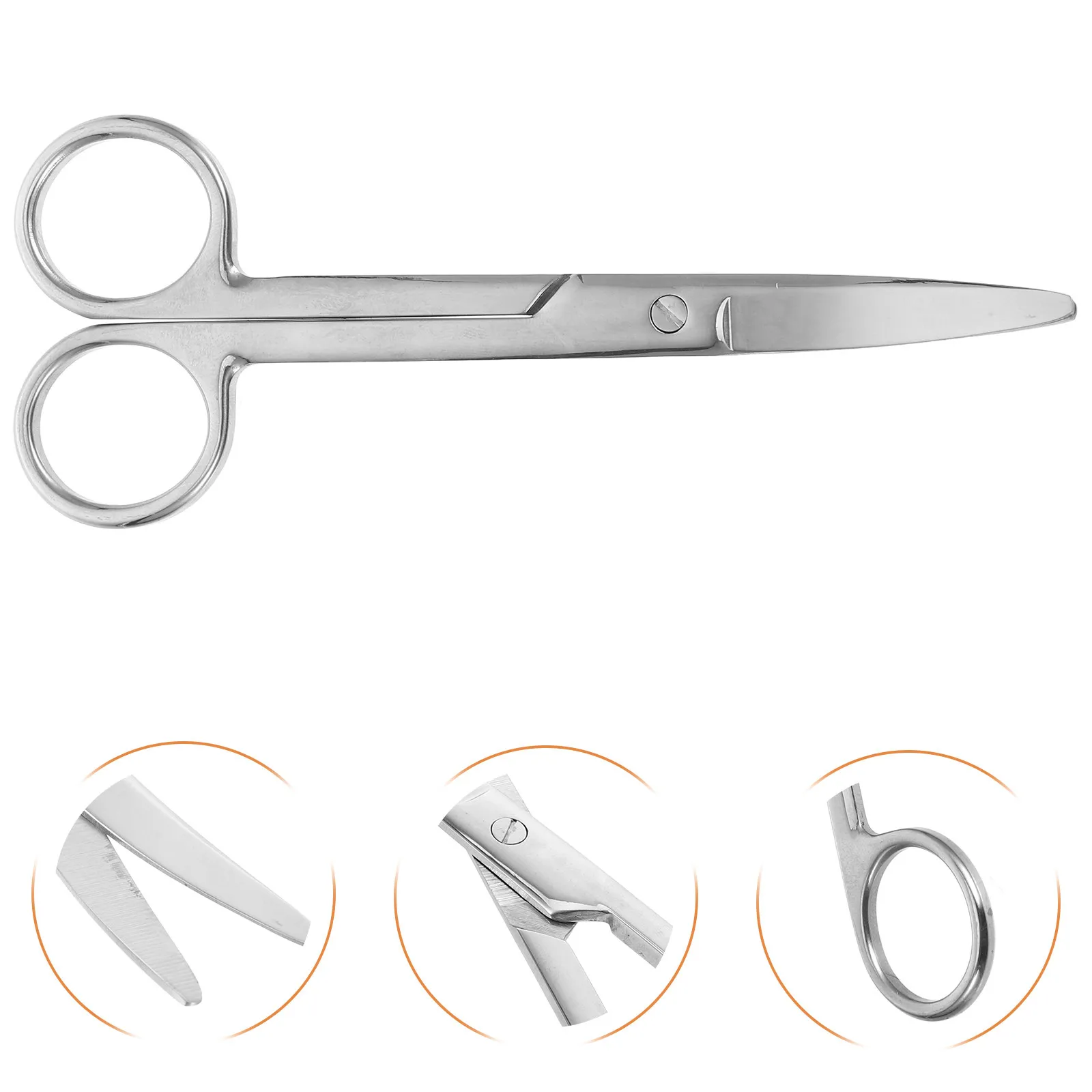 

Ножницы для колостомы, 14 см, из нержавеющей стали, с закругленными концами, для безопасной резки мешков, не ржавеющие