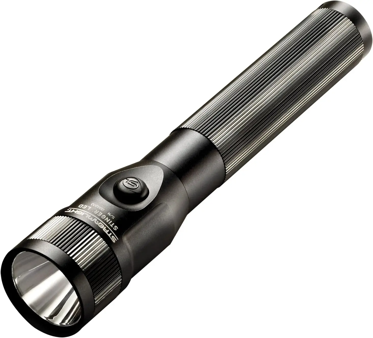 

Streamlight 75713 Stinger LED Rechargeable Flashlight with NiCad Battery and 120V AC/12V DC 2-Holders, Black - 425 Lumens