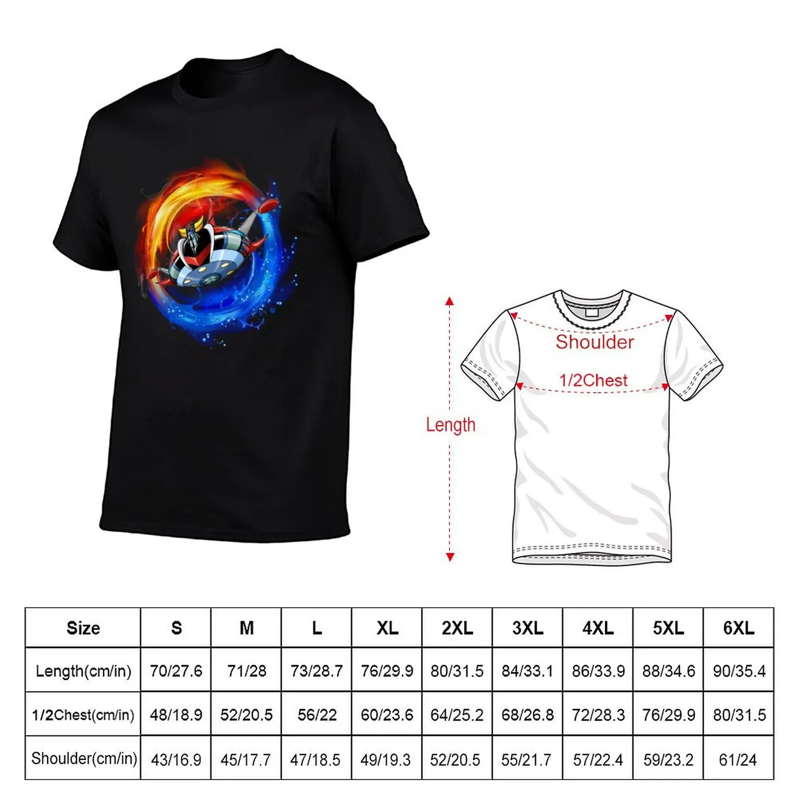 UFO ROBOT Goldrake T-Shirt man clothes graphic shirts men t shirts