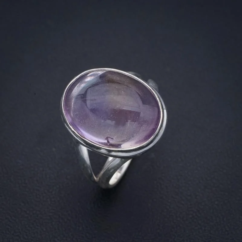 StarGems Quartz  Handmade 925 Sterling Silver Ring 9 F2935