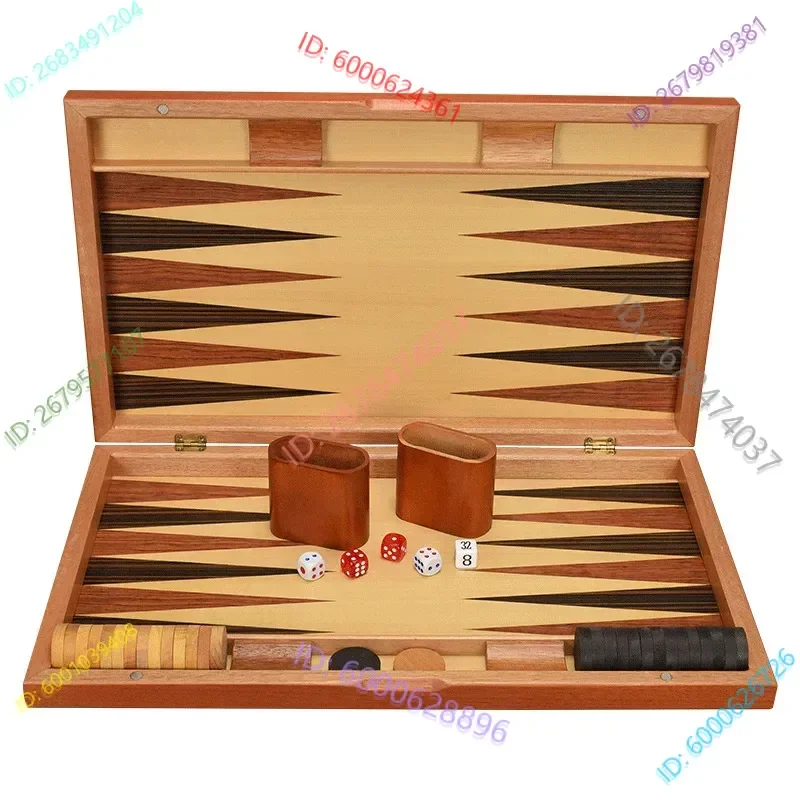 

11 Inch Backgammon Backgammon Backgammon Set Wooden Baccarat Board Game For Entertainment On The Table