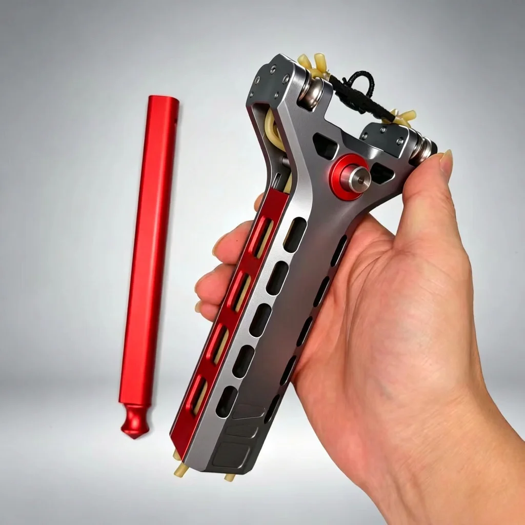 Luminum Alloy Slingshot High Precision Outdoor Competitive Sports Training Equipment Target Practice
