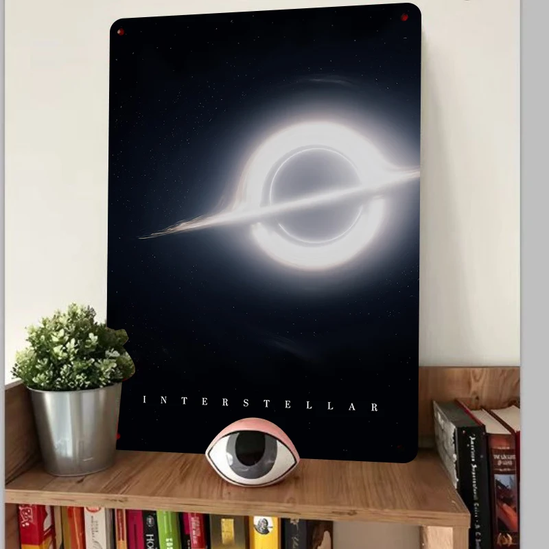 Interstellar Black Hole Accretion Disk Metal Wall Art HD Print Living Room Study Decor Home Decorations
